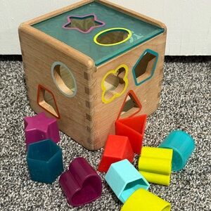 Wooden Sorting Box Baby Toddler Toy